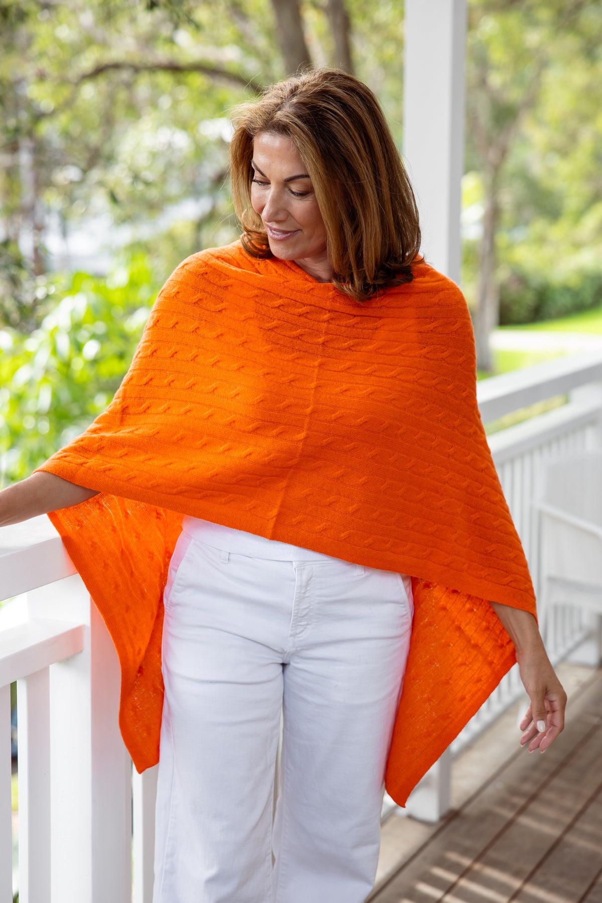Cable Cashmere Topper Paris