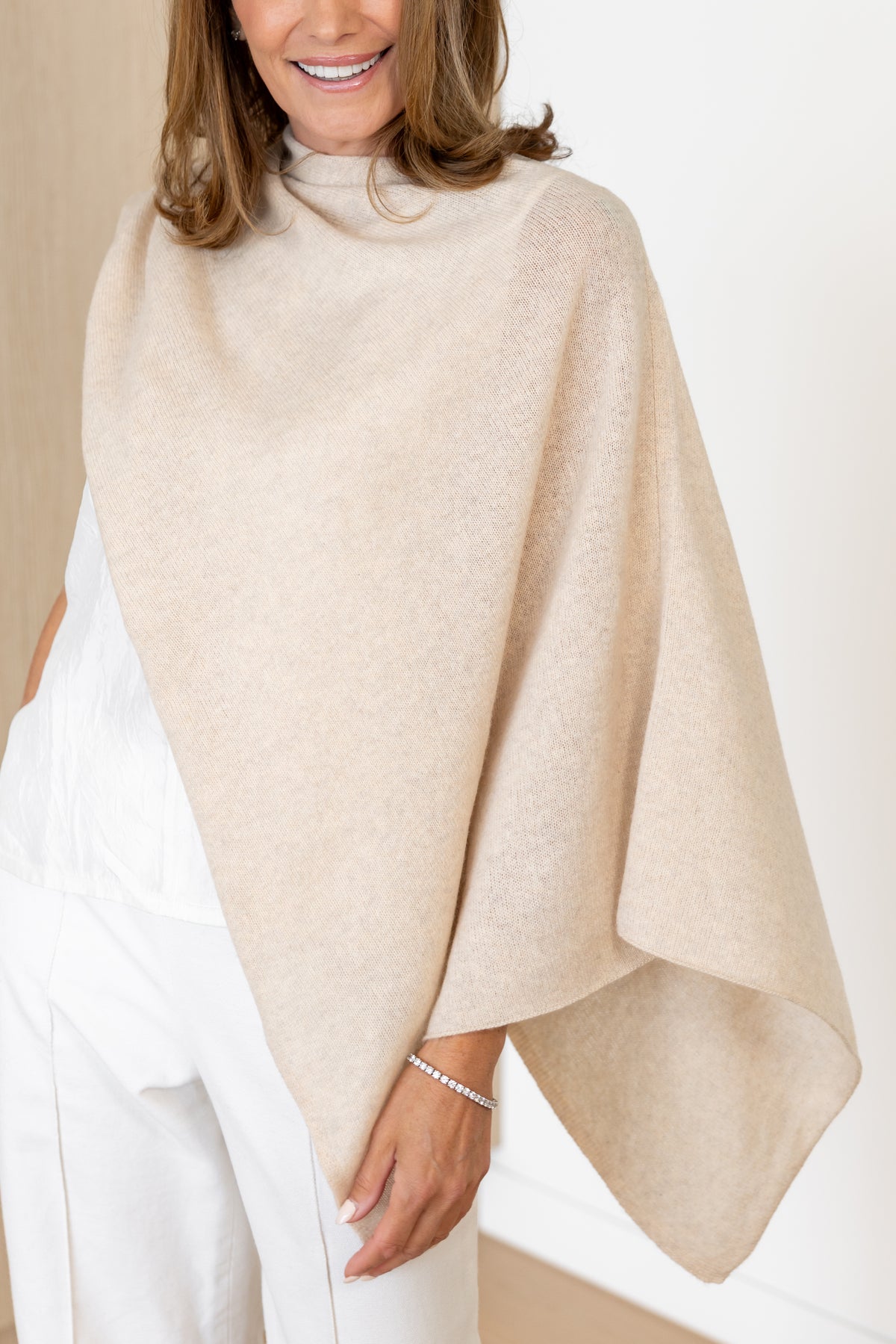 Chai Latte Cashmere Topper