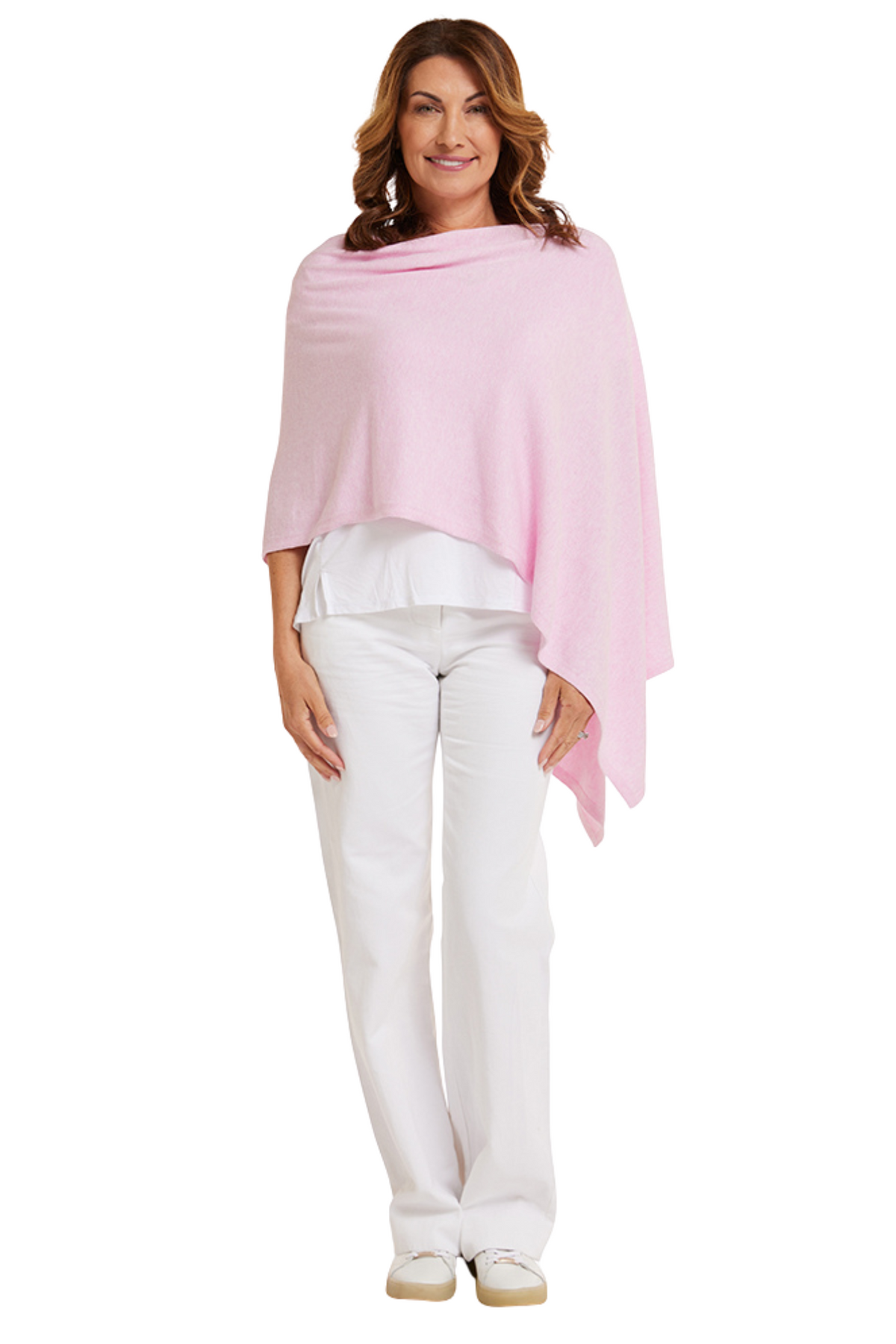 Bermuda Pink Cotton Cashmere Topper