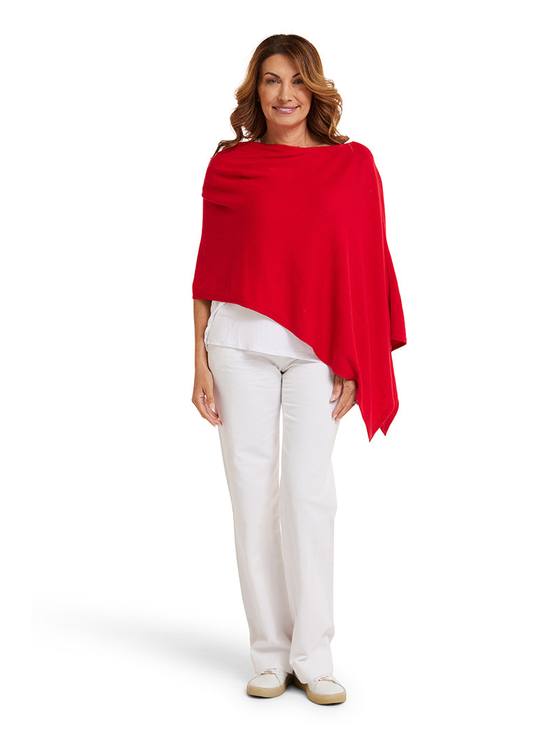 Scarlet Cotton Cashmere Topper