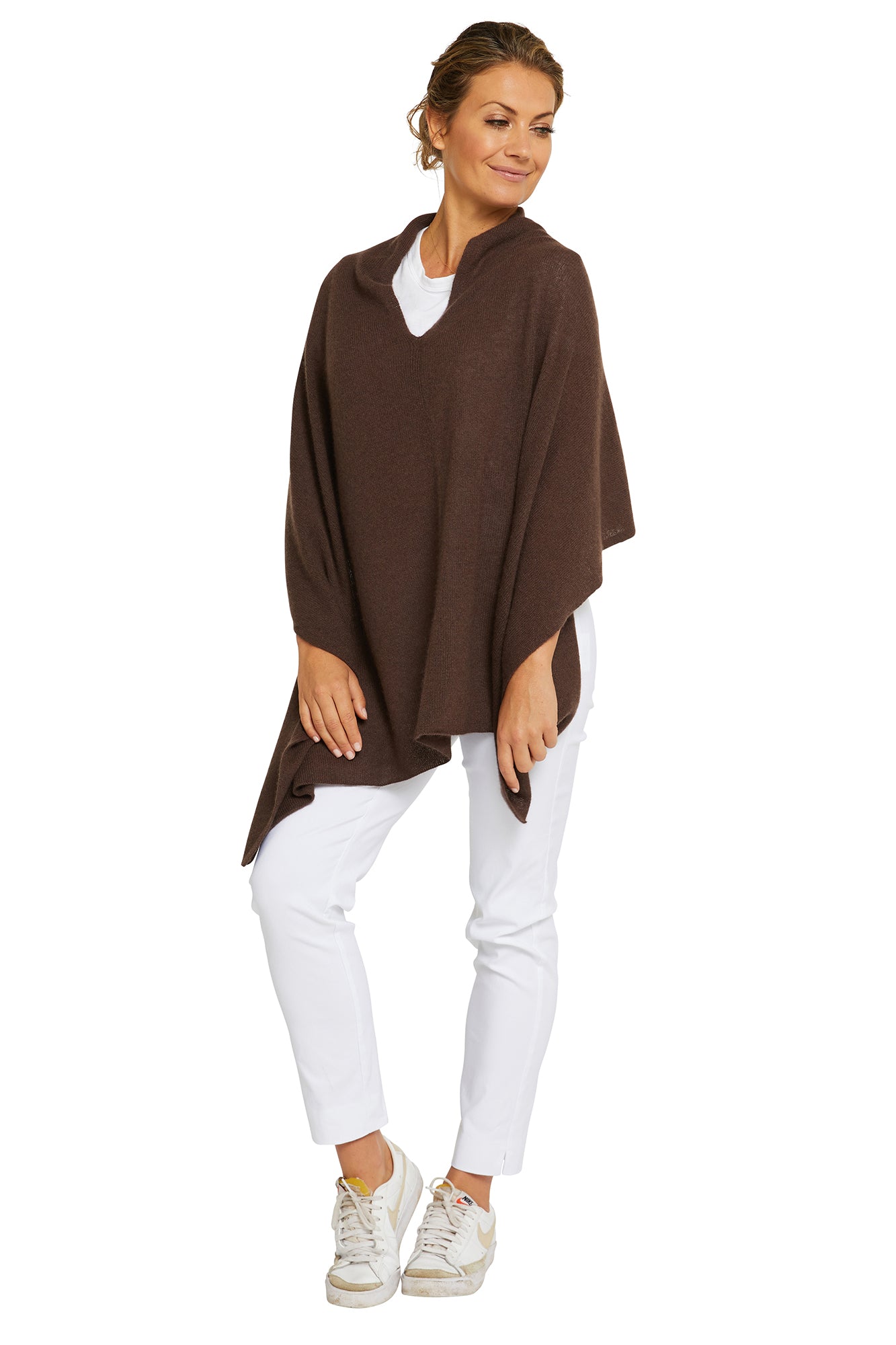 Mocha Cashmere Topper