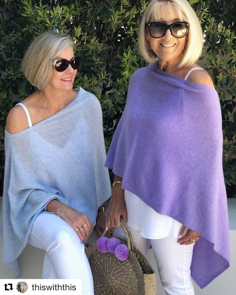 Lilac Cashmere Topper