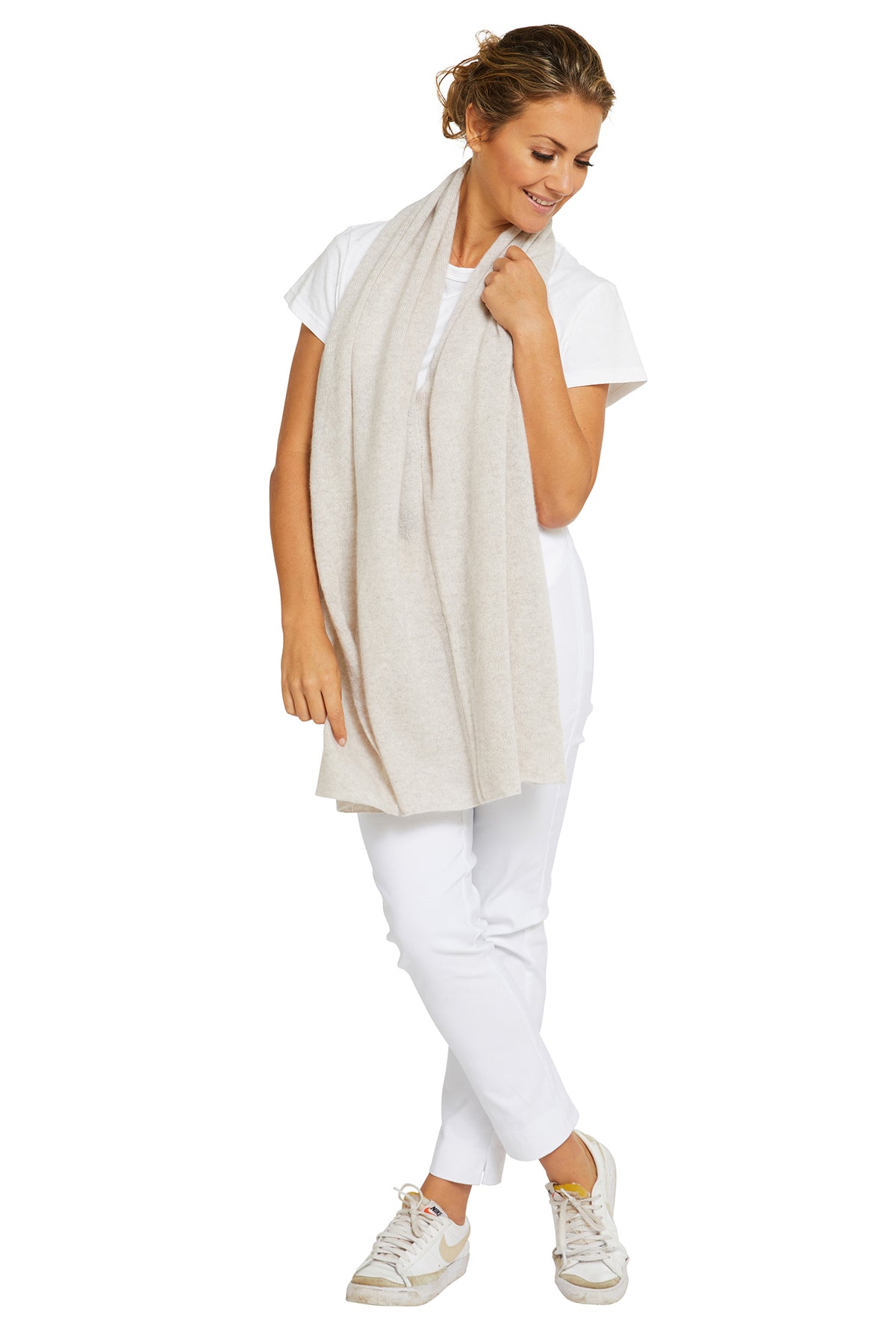 Latte Cashmere Topper