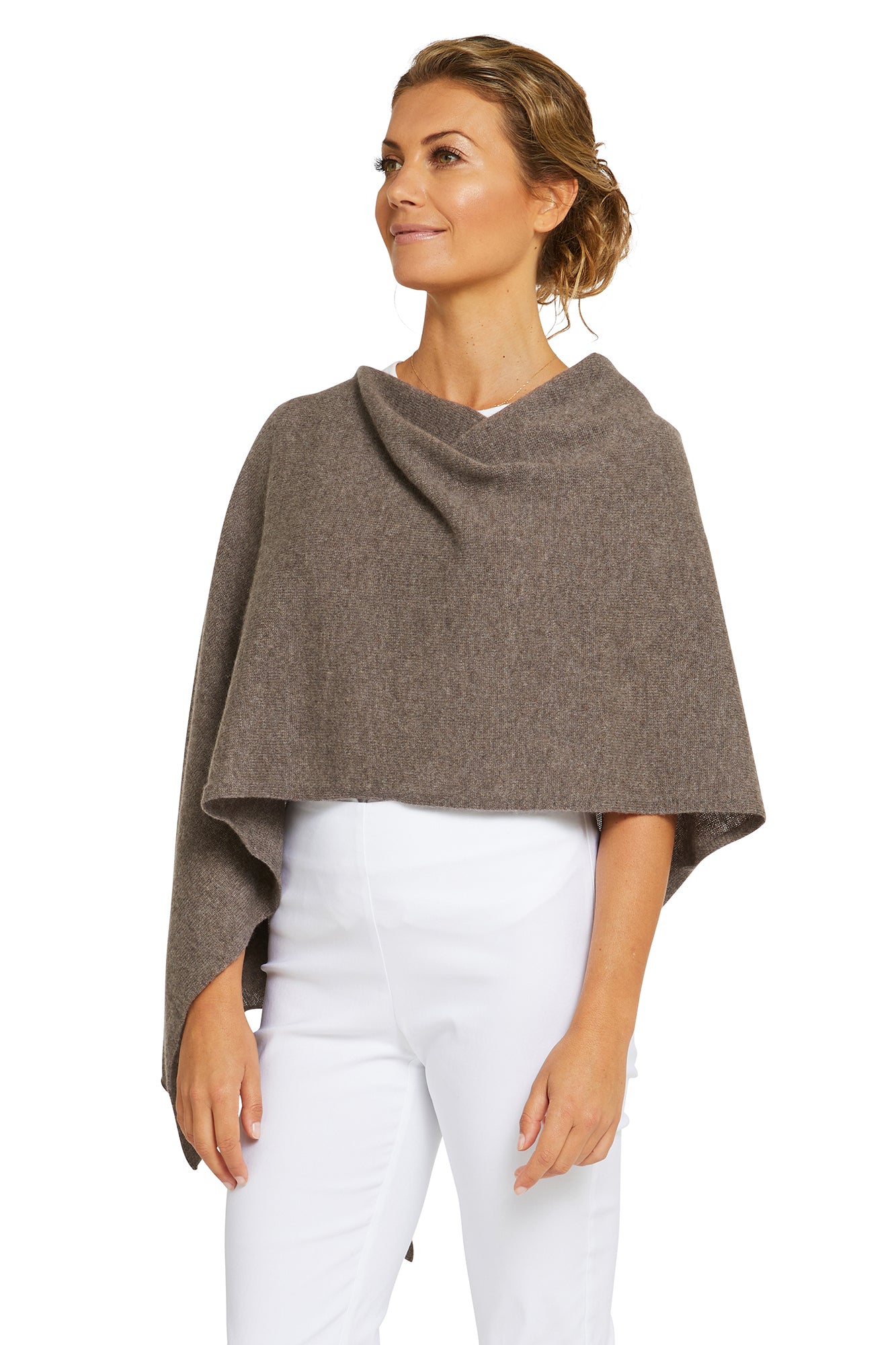 Chestnut Cashmere Topper
