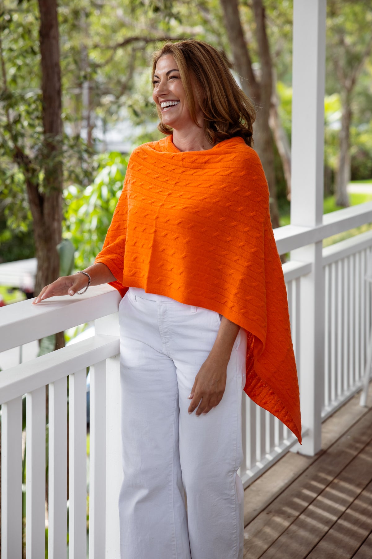 Cable Cashmere Topper Paris