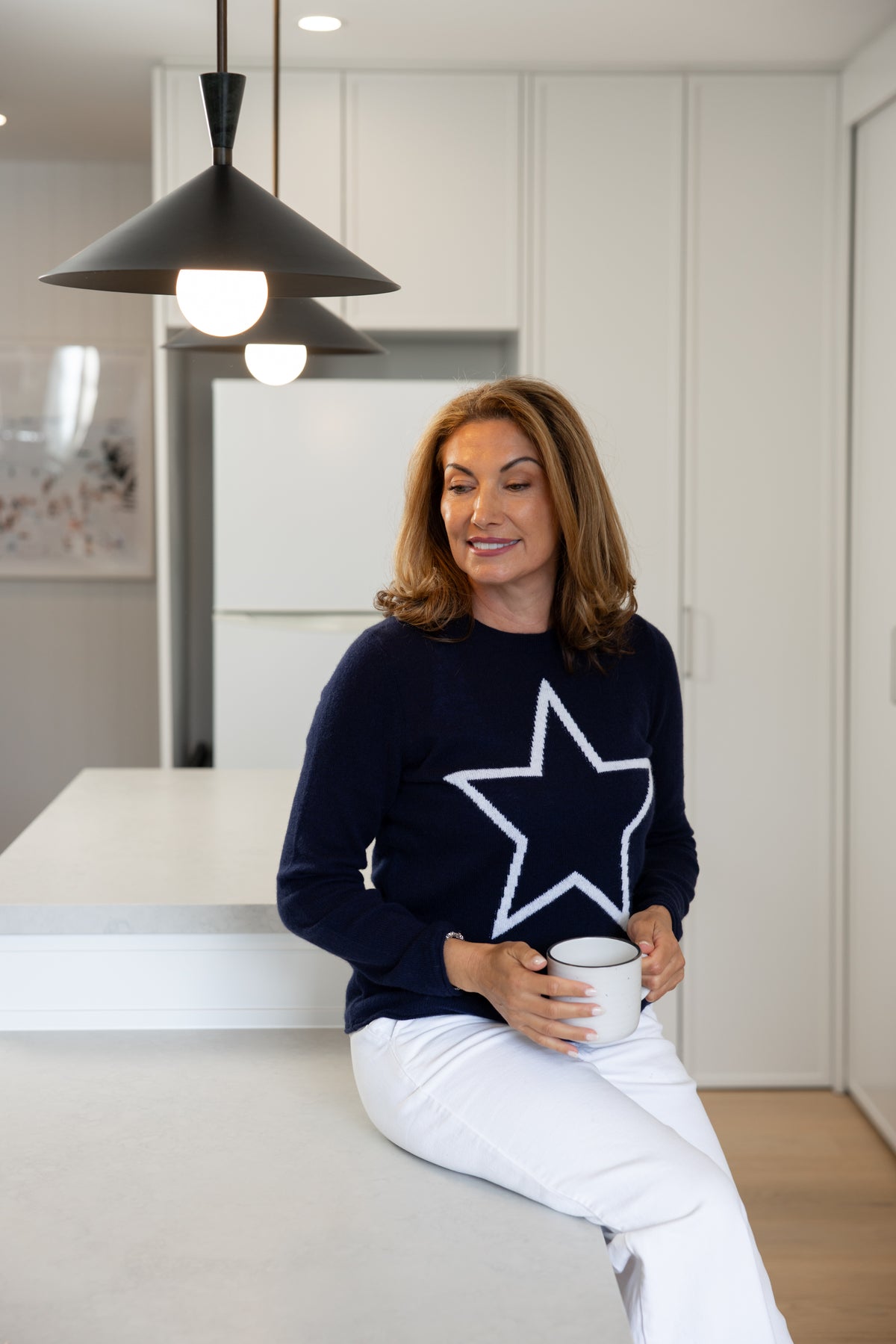 Sirius Star Jumper Indigo & White Star