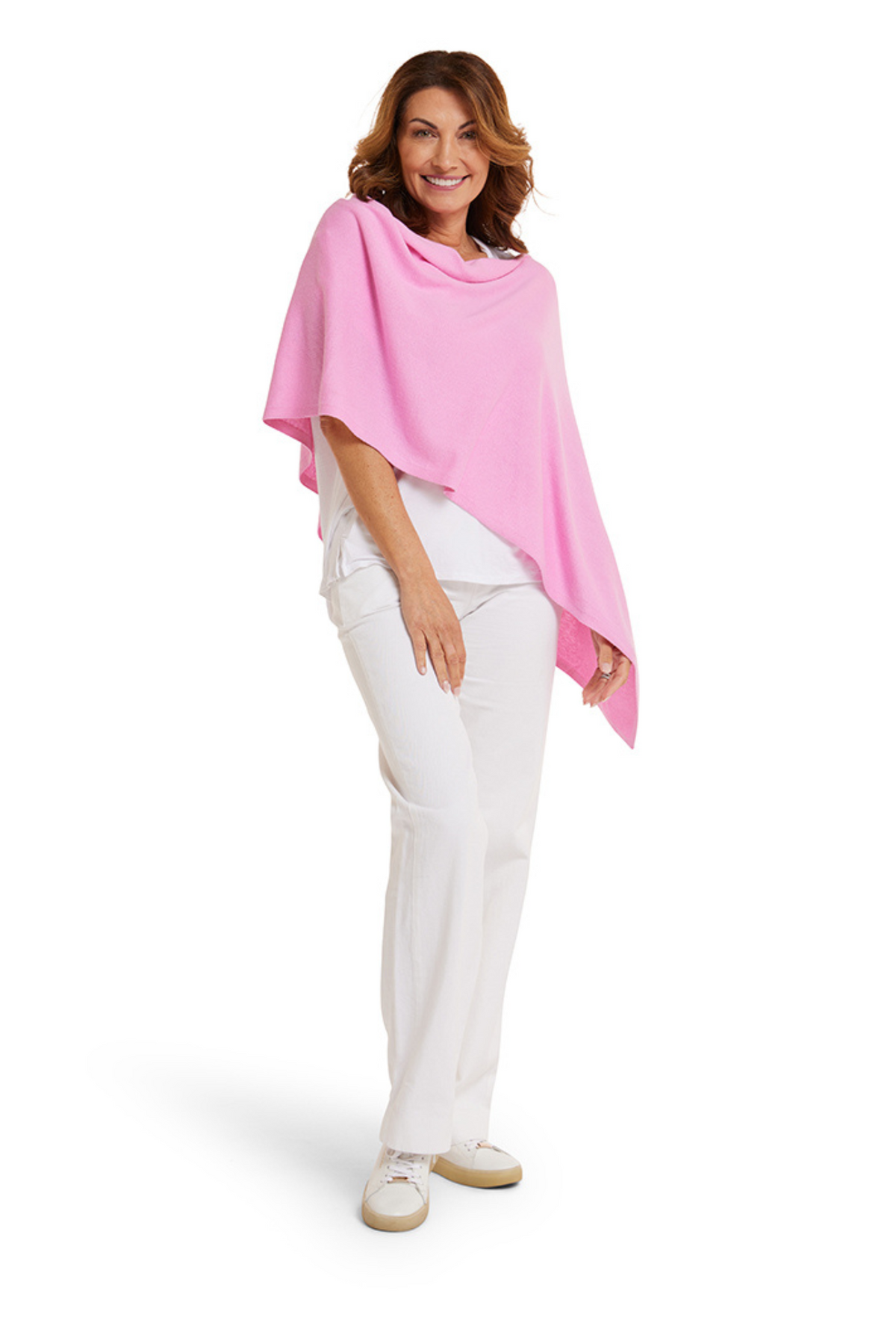 Bubblegum Cotton Cashmere Topper