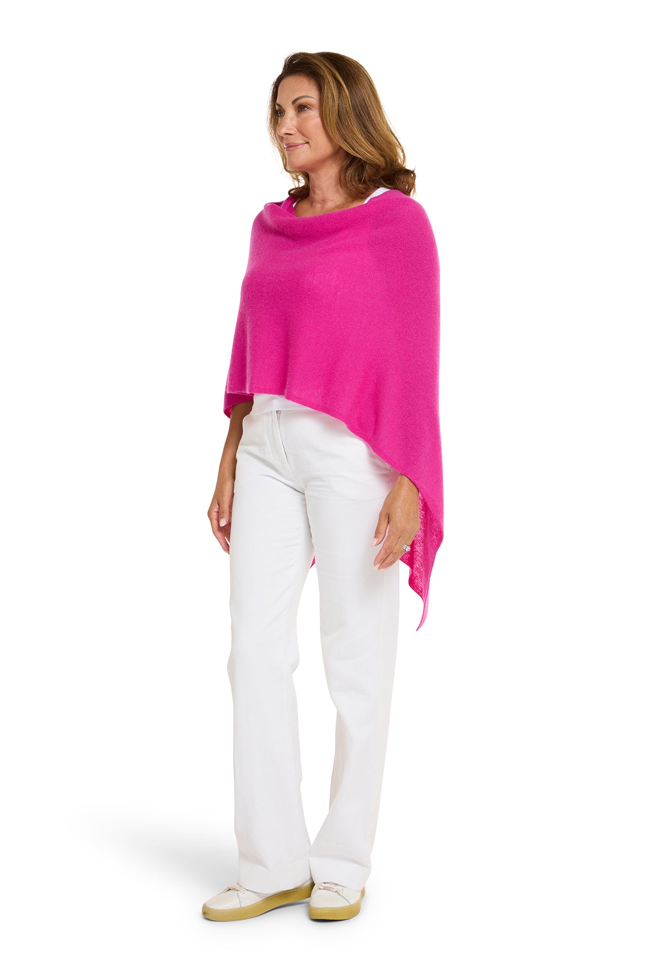 Dragonfruit Cashmere Topper