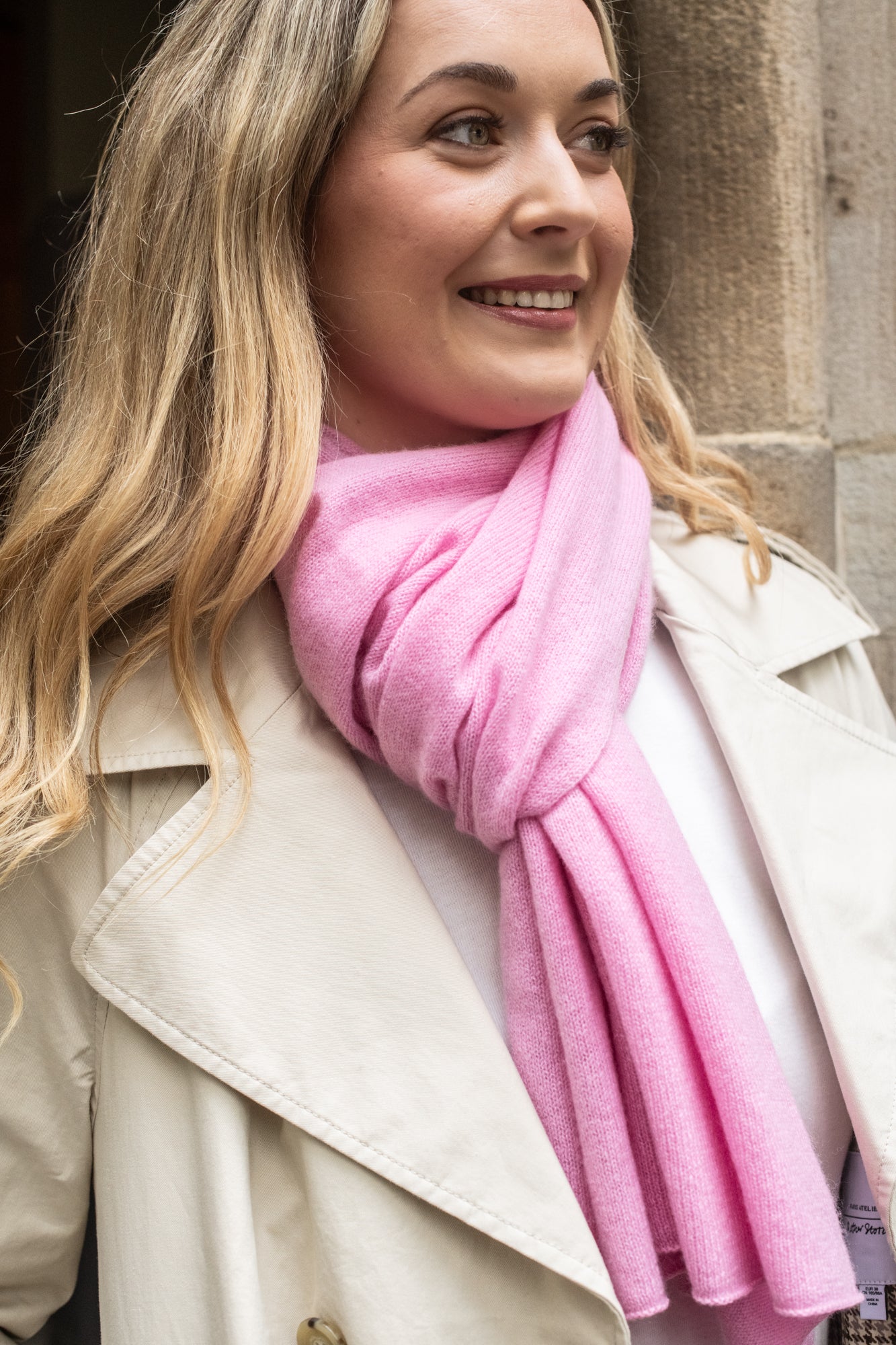 Glam Pink Cashmere Topper