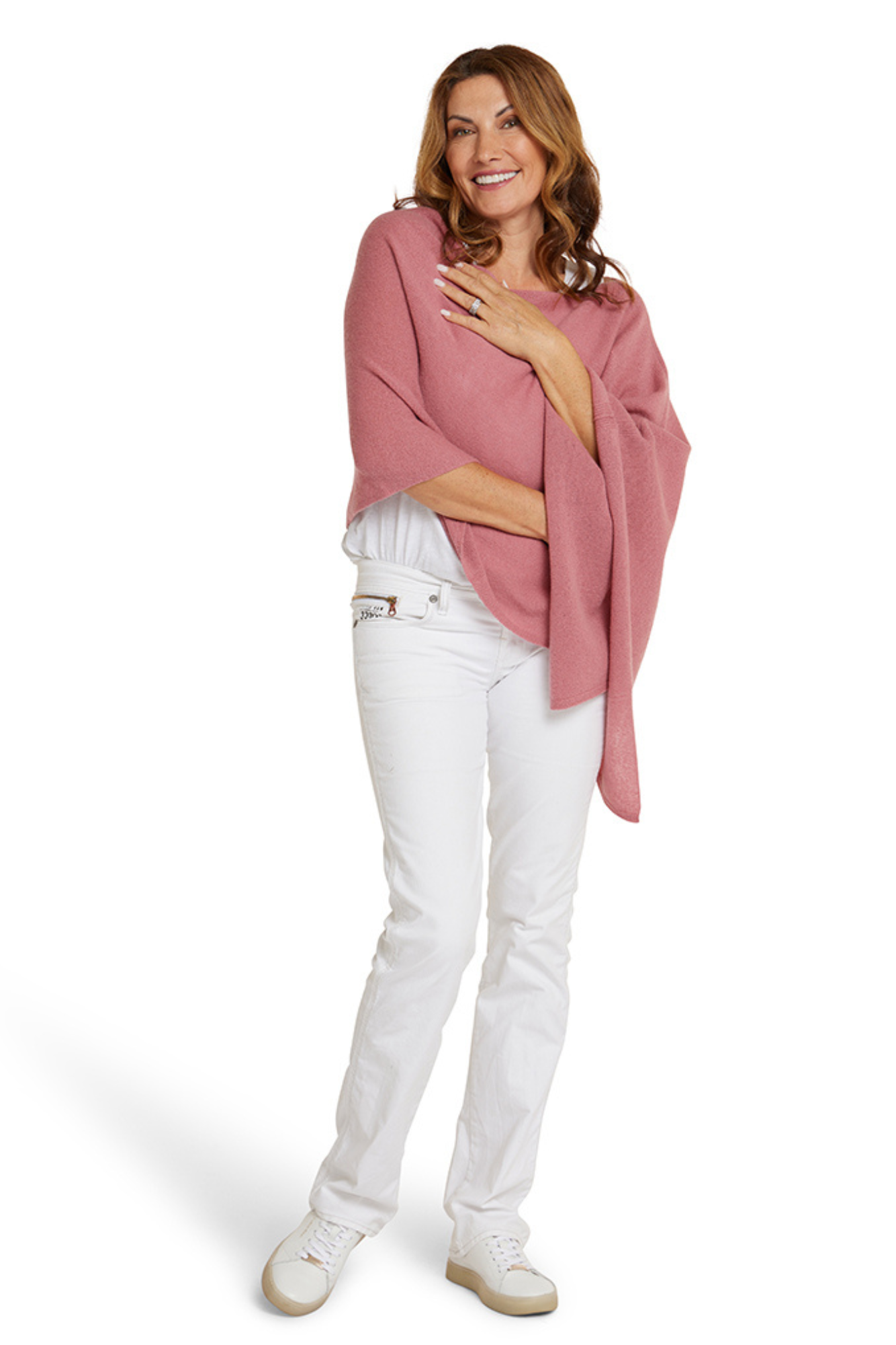 Rouge Cashmere Topper