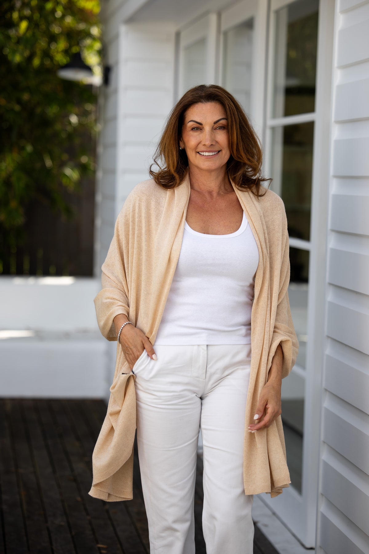 Silk Cashmere Travel Wrap Bamboo