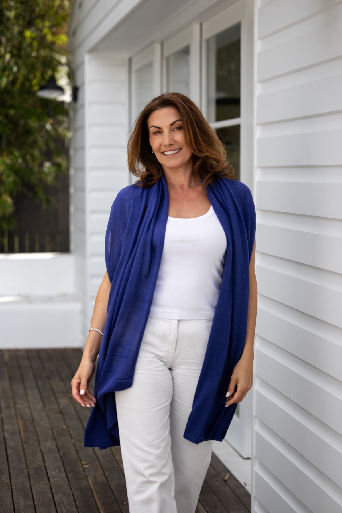 Silk Cashmere Travel Wrap Royal