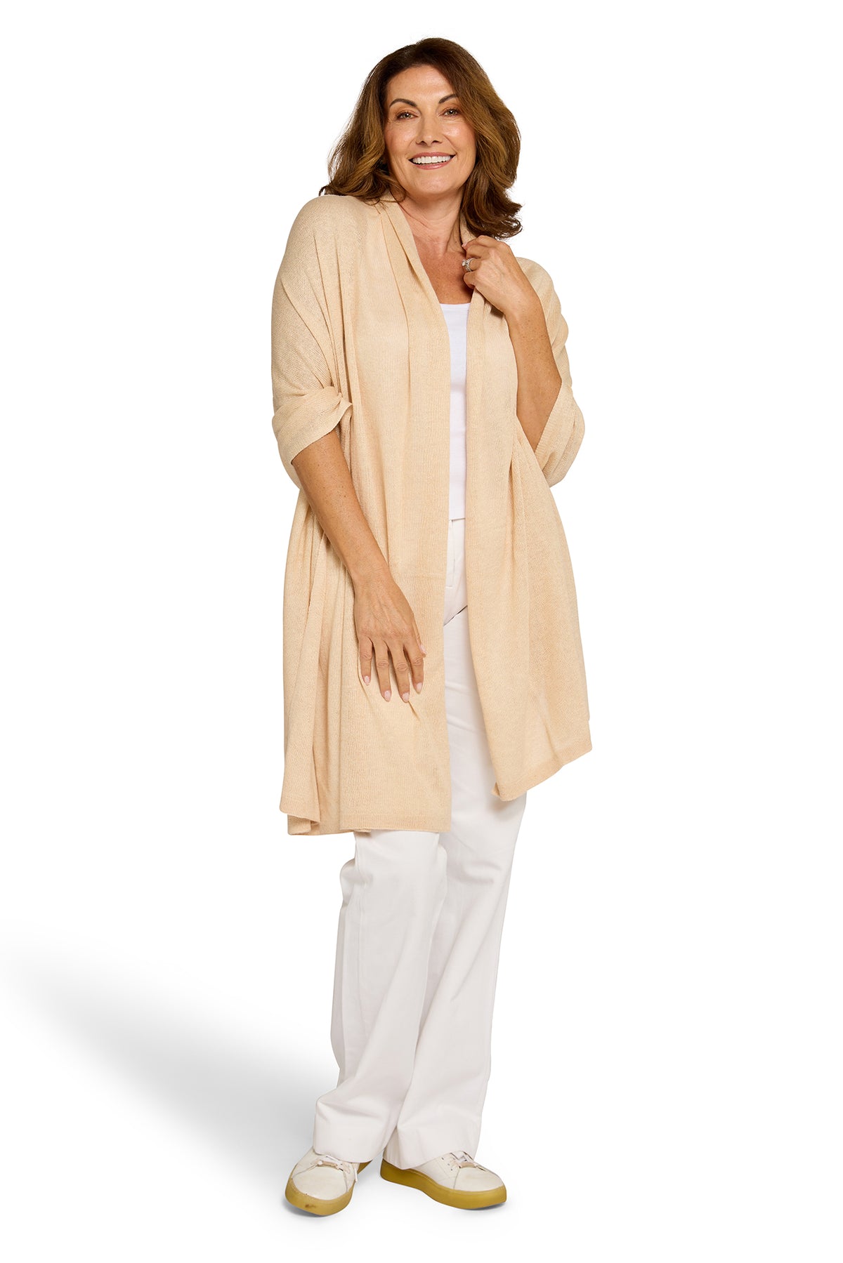 Silk Cashmere Travel Wrap Bamboo