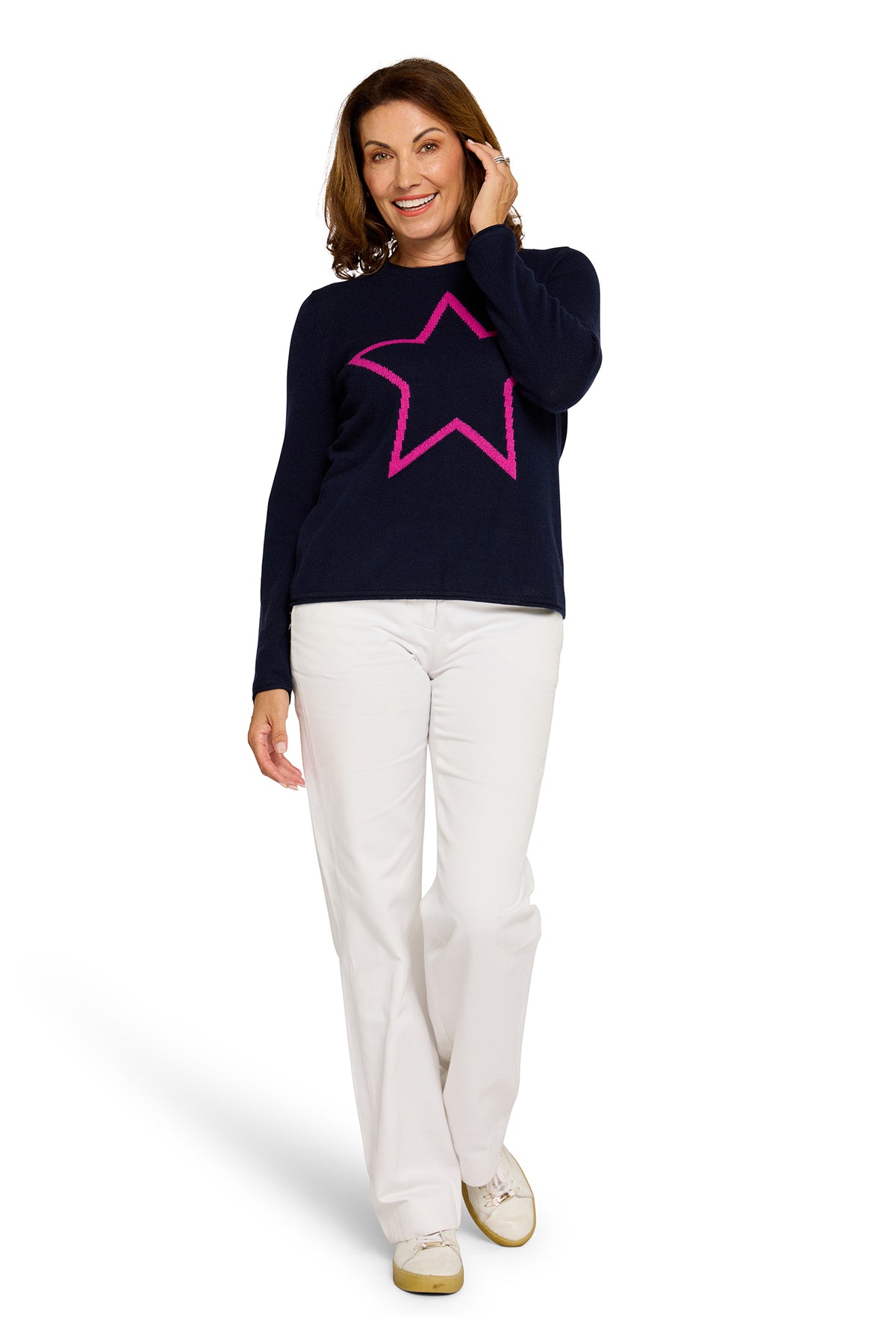 Sirius Star Jumper Indigo & Dragonfruit Star