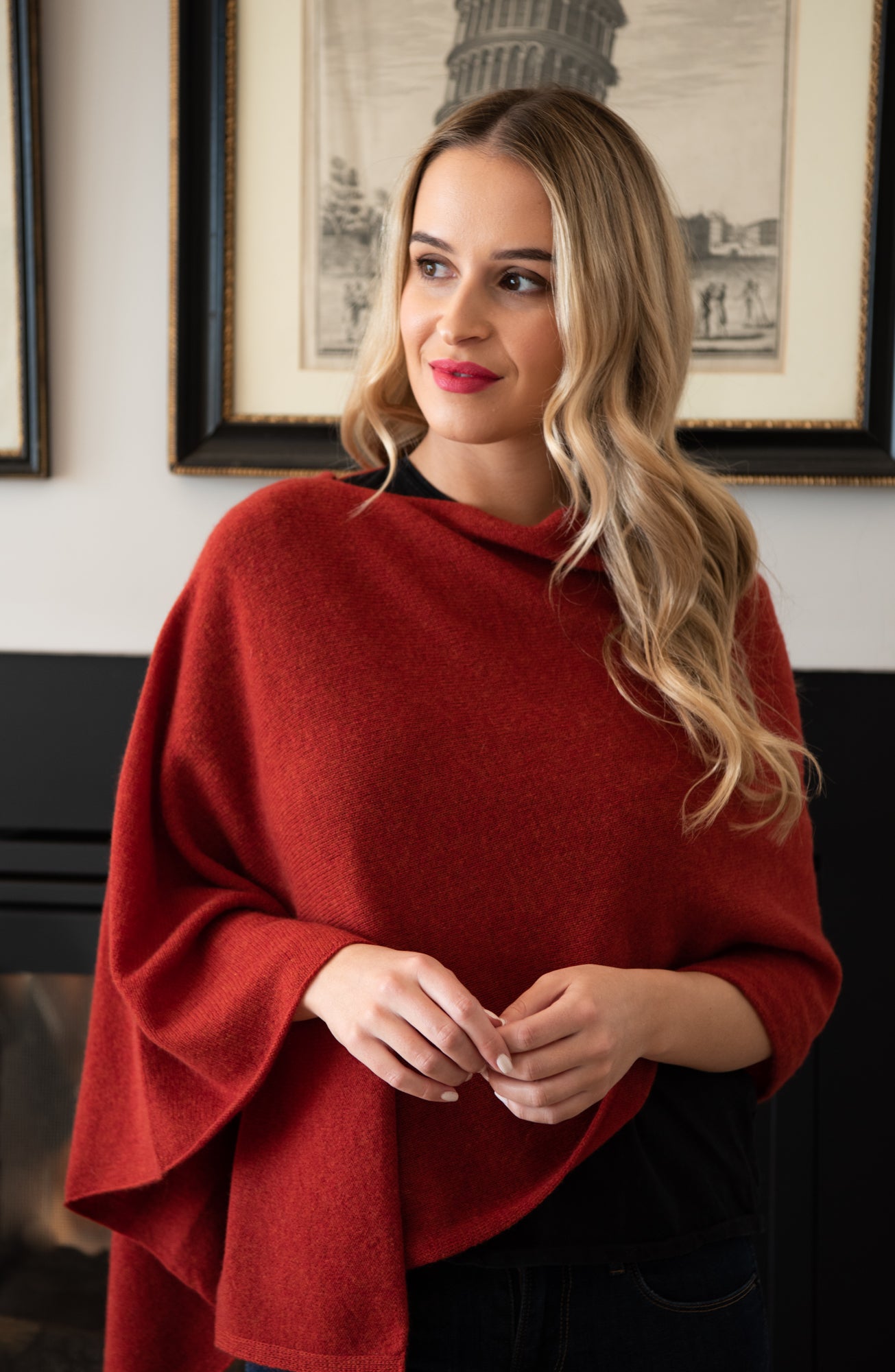 Cinnamon Cashmere Topper