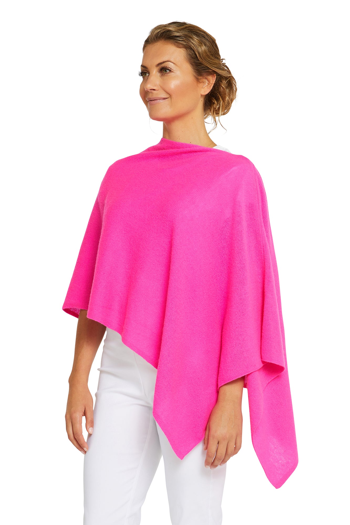 Tickled Pink Cashmere Topper